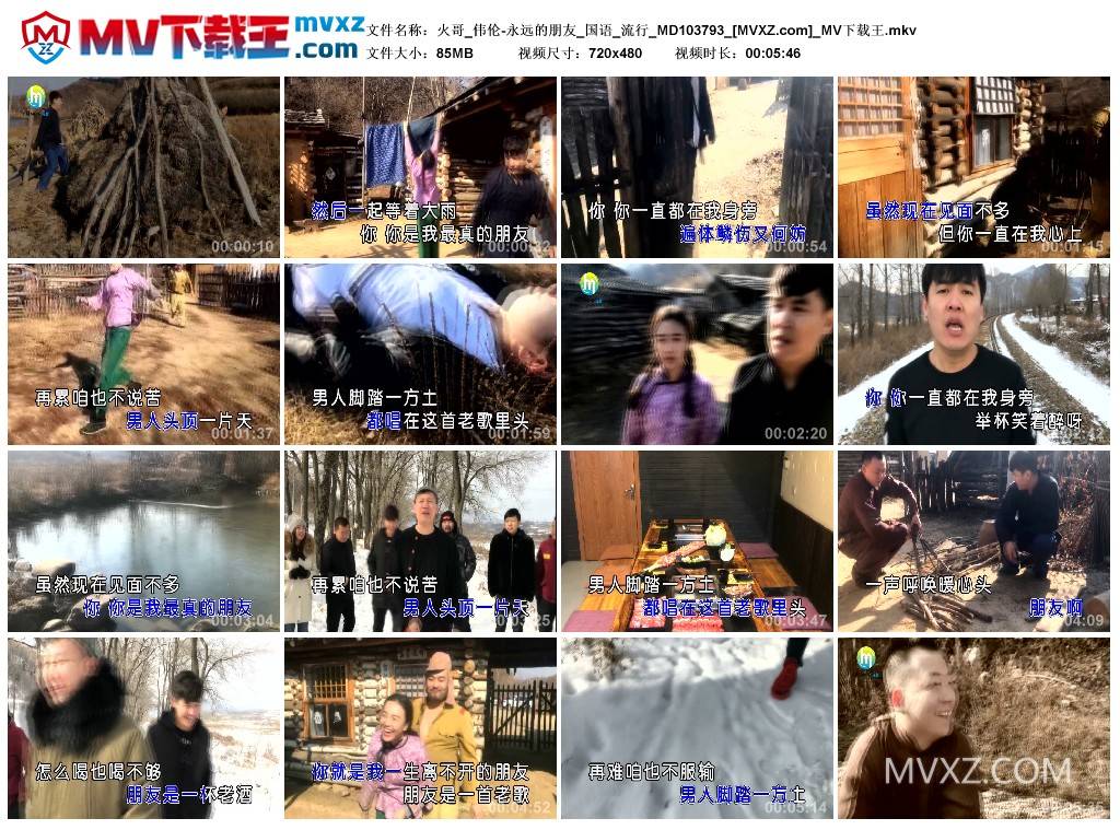 火哥_伟伦-永远的朋友_国语_流行_MD103793